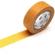 mt Patterns Washi Paper Masking Tape: 3/5 in. x 33 ft. (Chrysanthemum Yellow)