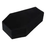 Velvets Jewelry Storage Box Coffin Shape Ring Necklace Earring Box Display Cases