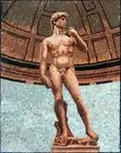 Michelangelo Statue Nude Man Dome Arabesque Art Marble Mosaic