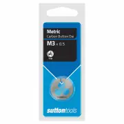 Sutton M4000300 - Button Die - Carbon: M3 x 0.5mm 1" OD