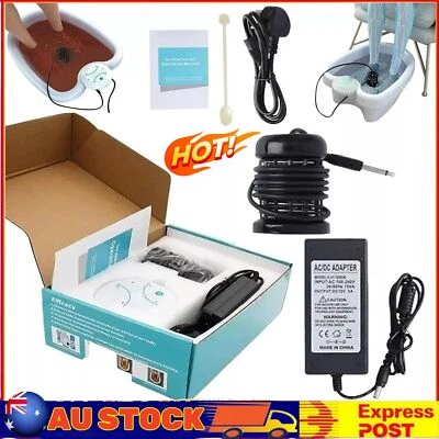 AU Electric Foot Spa Detox Ionic at Home Bath Machine Soak to Remove Toxins Tub