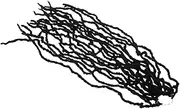 OATIPHO Dreadlocks Wig Crochet Hair Extension Braids Wigs Human Hair Dreads Extensions Extensions Braiding Hair with Curly Ends Crochet Hair High Temperature Wire Black