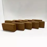 Best Coco Peat-Premium Coir Pith 10 Brick Pack,650g/1.4 Lbs,Lowest EC & Ph Value
