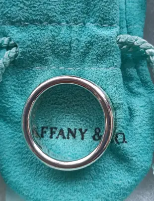 Tiffany 蒂芬尼 經典  純銀戒指   【1837】 【附原盒、防塵套】A10