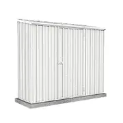Absco Sheds 2.26 x 0.78 x 1.95m Surfmist Single Door Space Saver Garden Shed