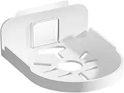 CLISPEED Wall Mount Floating Shelf No Drilling Speaker Rack for Cameras Monitors Adhesive Design for Easy Installation Space-Saving Wall Storage Shelf for Bathroom Home Use