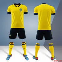 在飛比找蝦皮購物優惠-~2020年歐洲杯瑞典國家隊球衣 男生足球服 足球訓練套裝 
