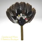 Oshun Ibu Ikole Fan Abanico Ochun OrishaYoruba Santeria Altar IFA Orisa Osha