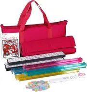 Nova Microdermabrasion American Mahjong Mah Jongg Set 166 Tiles 4 All-in-One