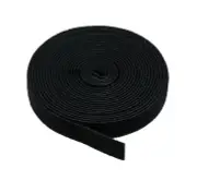 Fastening Tape 0.75inch One Wrap Hook & Loop Fastening Tape 5 yard/Roll - Black