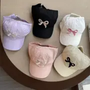 Children Summer Cap Baseball Cap Tie Empty Tail High Ponytail Baseball Cap