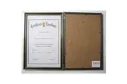 12 x Black with Gold Trim A4 Size Document Certificate Photo Picture Frame