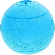 Dog Chew Ball Interactive Food Dispensing Puzzle for Dogs Promotes Tooth Cleaning Chewing Play Reduces Bad Biting Behavior