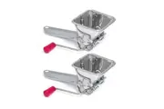 2x Cuisena Stainless Steel Herb Mill Parsley Basil Crusher Mincer Chopper Silver