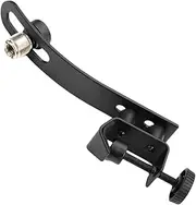 TOGEVAL Drum Microphone Clip Adjustable Shockproof Rim Mount Holder Compact Design for Secure Instrument Fastening Durable Clamp for Stable Mic Placement