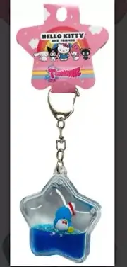 Hello Kitty And Friends Tsunameez Acrylic Keychain Charm Tuxedo Sam NEW WITH TAG