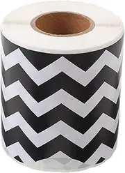 HOODANCOS 1 Roll Decorative Blackboard Border Decal Stickers and Striped Borders for Classroom Office and Bulletin Board Decor for Walls Desks and Lockers
