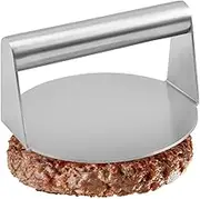 Stainless Steel Burger Press for Griddle,5.5 Inch Round Smash Burger Press with Anti-Scald Handle,Non-Stick Smasher Hamburger Press -Patty Maker for Flat Top Griddle,Grill,BBQ