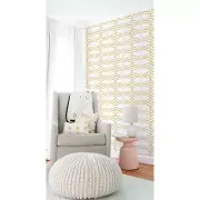 Golden Abstraction Non-Woven wallpaper white wall Home Mural Traditional Decor