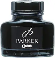 Parker Quink Bottled Ink Permanent 57ml Bottle Blue-Black Ref S0037490 (S0037490)
