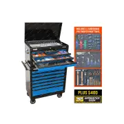 SP Tools 417Pcs Sumo Custom Series Toolkit Plus Bonus Eva Trays Metric/SAE Blue