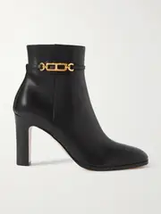 [TOM FORD] TOM FORD - Embellished Patent-leather Boots - Black - IT41 IT 41 Black