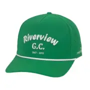 "Riverview G.C." - Funny Golf Hat -Caddy Green - Adjustable