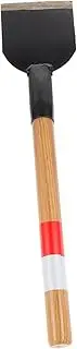 VALICLUD Heavy-Duty Metal Snow Shovel with Wooden Handle Railway Spade for Ice Removal Winter Snow Shoveling Tool Garden and Yard Cleaning Spade