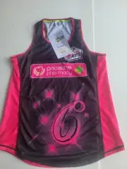 sydney sixers New Training Tank Singlet Top Ladies Size 14 Bbl Cricket