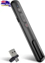 Wireless Presenter Clicker Hyperlink Volume Control RF 2.4Ghz PowerPoint
