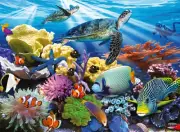 Ravensburger Ocean Turtles 200 Piece Unique Jigsaw Puzzle Kids Family Fun