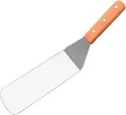 PartyKindom Barbecue Spatula Set Stainless Steel Turner for Steak Fish Teppanyaki Pancakes Outdoor Cooking Easy to Clean Dishwasher Safe