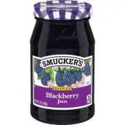 Smucker's Seedless Blackberry Jam, 12oz Jar(12 Pack)