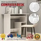 Computer Desk Laptop Table Writing Workstation Home Office Furniture White Desks