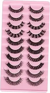 JAYIOLA 10 Sets of Russian Volume Lashes - Luxurious False Eyelashes for A Glamorous Look, A