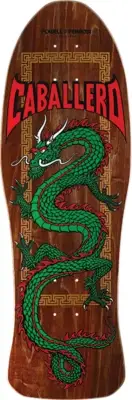 Powell Peralta Steve Caballero Chinese Dragon Reissue 10X30 Deck Brown Stain