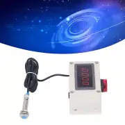 Motor Tachometer Induction Hall Sensor Digital RPM Speed Meter