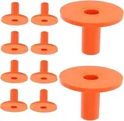 COOPHYA 10pcs Plastic Cymbal Sleeves Durable Replacement Accessories for Drums Electronic Drums Smooth Surface for Easy Installation Stable Molding for Professional Percussion