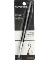 PACK OF 6 COVERGIRL #100 BASIC BLACK PERFECT BLEND EYE PENCIL 0.03oz