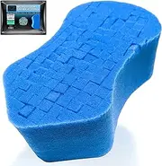 Sudz Budz® Premium Foam Ergonomic Grid Car Wash Sponge 1pc | Anti-Marring Sponge for Soap and Rinseless Washing | Cross-Cut, Easy Grip Sponge. Durable, Soft, Scratch-Free Car Cleaning and Detailing