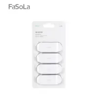 在飛比找momo購物網優惠-【FaSoLa】萬用免打孔插頭/USB線材固定器(4入)