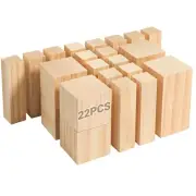 22 Pack Basswood Carving Blocks, Whittling Wood Blocks Wood Carving Kit with ...