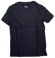 Epic Threads Extra Soft Short Sleeves Kid's T-Shirt Size: Medium Deep Black