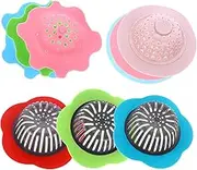 iplusmile Plastic Kitchen Sink Filter 9pcs Silicone Filters Handhold Easy Cleaning Multi-Purpose Drainage Aid Random Style