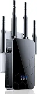 WiFi Extender Internet Booster, 10000 Sq.ft Long Range Repeater Wireless Routers Amplifier, Mesh Wi-Fi 80% Faster | Broader Than Ever, Support More Network Devices at Home