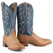 Men's Stetson Casper Boots Square Toe Handcrafted JBS Collection Tan