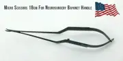 Kamiyama Micro Scissors 18cm For Neurosurgery Bayonet Handle