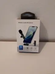 Wireless Lavalier Microphone For iPhone Lapel Mic Brand New