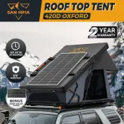San Hima Kalbarri X Rooftop Tent Hardshell With Ladder 4x4 + 200W Solar Panel