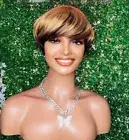 Pixie Cut Wigs for Women Human Hair Brazilian Real Human Hair Short Layered Wigs